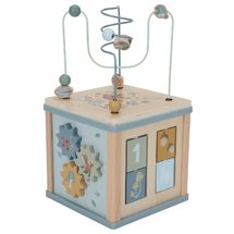 Holz-Aktivitäten-Würfel Forest Friends LD7231 Little Dutch 1