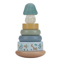 Holzstapelturm mit Ringen Forest Friends LD7242 Little Dutch 1
