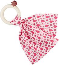 Holzrassel mit Kuscheltuch Bib0+ rosa EFK-120-000-604 Little Big Things 1