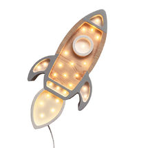 Rakete-Nachtlampe Grau LL032-000-500 Little Lights 1