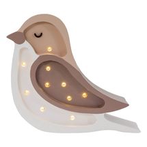 Vogel-Nachtlampe Kaffee-Beige LL054-475 Little Lights 1