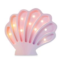 Muschel-Nachtlampe Meerjungfrauen rosa LL082-368 Little Lights 1