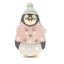 Pinguin-Nachtlampe rosa LL067-335 Little Lights 1