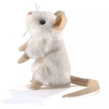 Fingerpuppe Maus weiß FO-2776 Folkmanis 1