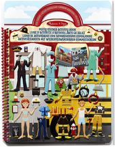 Aktivitatenbuch mit wiederverwendbaren gummistickern tolle berufe MD-19426 Melissa & Doug 1