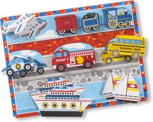 Puzzlefahrzeuge mit großen Stücken MD-13725 Melissa & Doug 1