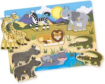 Safari Peg Puzzle - 7 Teile MD-19054 Melissa & Doug 1