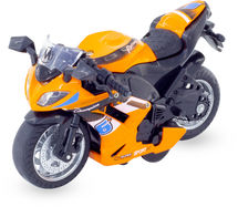 Miniatur-Orange-Reibungsmotorrad UL-8355 Orange Ulysse 1