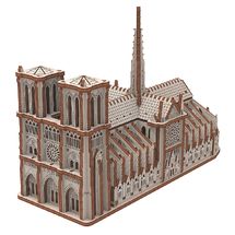 Kathedrale Notre Dame Modell Bausatz GI-PWCAT Mr Playwood 1