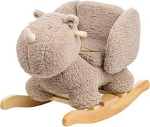 Schaukeltier Nashorn Teddy taupe NA544023 Nattou 1