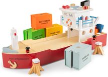 Containerschiff mit 4 Containern NCT-10900 New Classic Toys 1