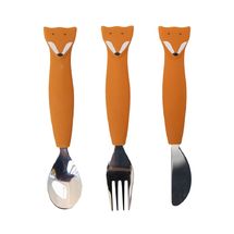 Kinderbesteck Set aus Silikon Mr Fox TX-96-448 Trixie 1