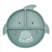 Silikon-Esslernteller mit Saugnapf Mr Shark TX-96-457 Trixie 1