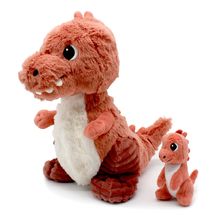 T-rex-Mutter Plüsch und ihr Baby DE76330 Les Déglingos 1