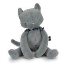 Méloé Katze Plüschtier 37 cm - grau MA0261 Maïlou Tradition 1
