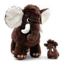 Mammut-Plüsch Vater und Baby DE76320 Les Déglingos 1