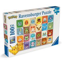 Puzzle Pokemon Gesichter 100 Teile XXL RAV12004320 Ravensburger 1