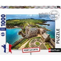 Puzzle Fort La Latte entdecken 1000 Teile NA12001877 Nathan 1