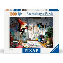 Puzzle Schreibtisch eines Pixar-Künstlers 1000 Teile RAV12000302 Ravensburger 1