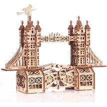 Tower Bridge Mechanische mini Modell Bausatz GI-PWTOS Mr Playwood 1