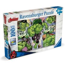 Puzzle Hulk Marvel Avengers 100 Teile XXL RAV12004119 Ravensburger 1