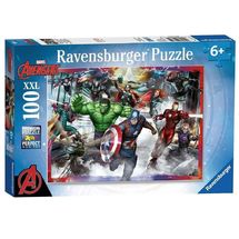 Puzzle Marvel Avengers Helden 100 Teile XXL RAV-10771 Ravensburger 1