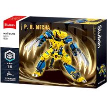 Roboter Super PR Mecha gelb blau SL-M38-B1298 Sluban 1