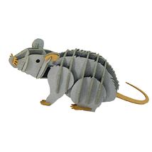 3D Papiermodell - Ratte FRI-11760 Fridolin 1