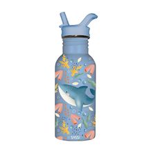 Edelstahlflasche 500 ml Splashy der Hai SJ-SB3055 Sassi Junior 1