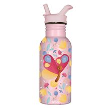 Edelstahlflasche 500 ml Twirly der Schmetterling SJ-SB3062 Sassi Junior 1