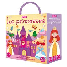Buch und Puzzle Die Prinzessinnen SJ-310506 Sassi Junior 1