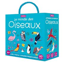 Buch und Puzzle Die Vögel SJ-329331 Sassi Junior 1
