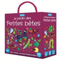 Buch und Puzzle Die kleinen Tierchen SJ-380929 Sassi Junior 1