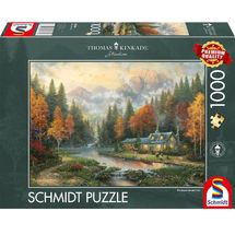 Puzzle Herbstabend am See 1000 Teile S-58784 Schmidt Spiele 1