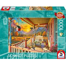 Puzzle Bergland-Veranda 1000 Teile S-58893 Schmidt Spiele 1