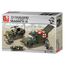 Army - Militärkrankenwagen 229 Teile SL-M38-B6000 Sluban 1