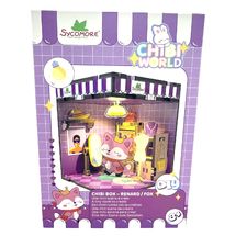 Mini-Szene zum Gestalten Chibi Box Katze SYCREA090 Sycomore 1