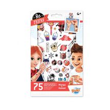 75 auswaschbare Tattoos Manga Kawaï BUK-TA007 Buki France 1
