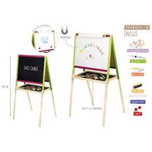Tafel für Kinder aus Holz mit Zeichenfunktion JJ8725 Jeujura 1