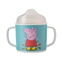 Cup zwei Henkel mit abnehmbarem Ausguss Peppa Pig PJ-PI904K Petit Jour 1