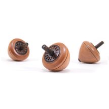 Holzkreisel Blumen-Ei natur 45 mm MA-EA702 Mader Kreiselmanufaktur 1