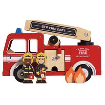 Feuerwehrauto aus Holz TV427 Le Toy Van 1
