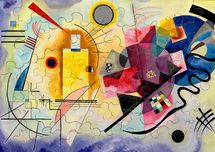 Gelb Rot Blau von Kandinsky K066-50 Puzzle Michele Wilson 1