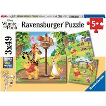 Puzzle Disney Winnie The Pooh 3x49 pcs RAV-05187 Ravensburger 1