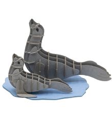 3D Papiermodell - Seehunde FR-11748 Fridolin 1
