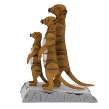 3D Papiermodell - Erdmännchen FRI-11757 Fridolin 1