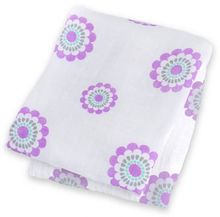 Bamboo Swaddle Mulltuch - Medallion lavender LLJ-121-005-008 Lulujo 1