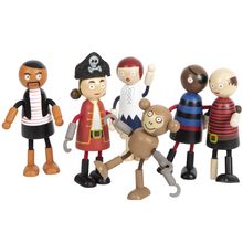 Biegepuppen Piraten Figuren LE12412 Small Foot company 1