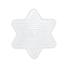 Teller kleiner weißer Stern Kunststoffperlen Midi HAMA-270 Hama 1
