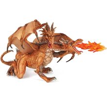 Goldene zweiköpfige Drachenfigur PA38938-2984 Papo 1